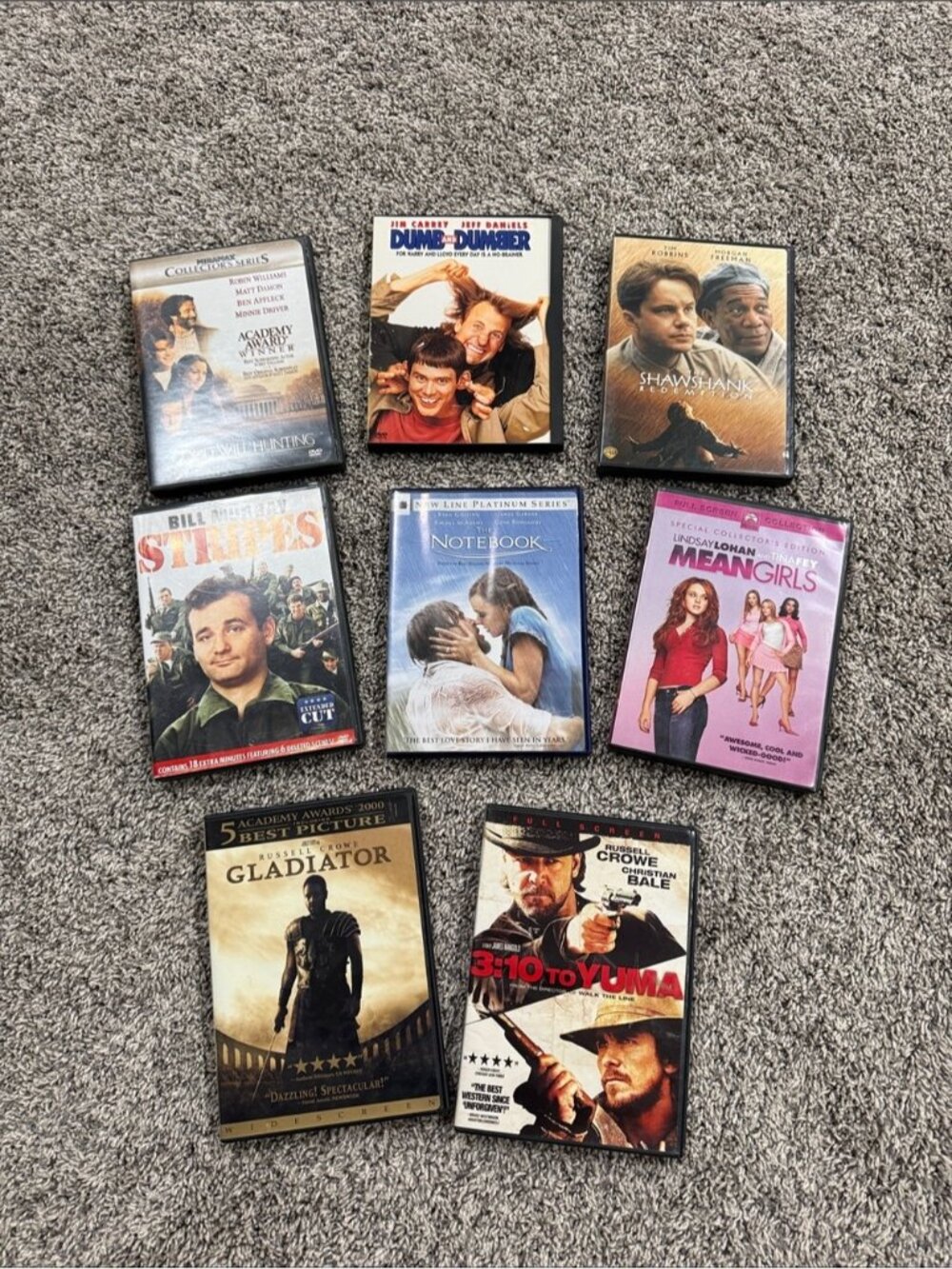 Assorted Classic Movie DVD Lot - includes 8